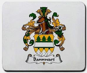 Bannwart coat of arms mouse pad