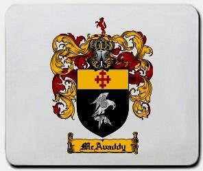 Mcavaddy coat of arms mouse pad
