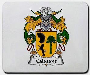 Calasanz coat of arms mouse pad