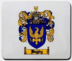 Bagby coat of arms mouse pad