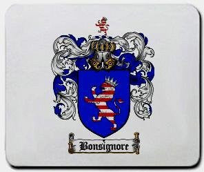 Bonsignore coat of arms mouse pad