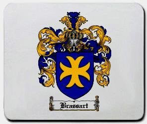 Brassart coat of arms mouse pad