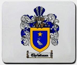 Christman coat of arms mouse pad