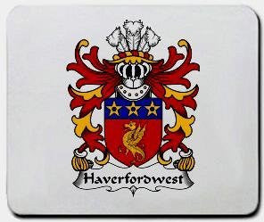Haverfordwest coat of arms mouse pad