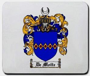 De-motte coat of arms mouse pad