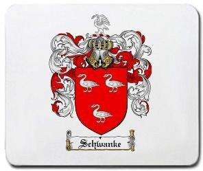 Schwanke coat of arms mouse pad