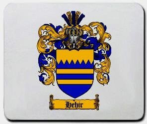 Hehir coat of arms mouse pad