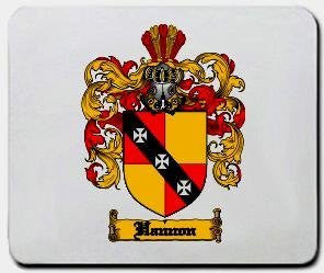 Hannon coat of arms mouse pad