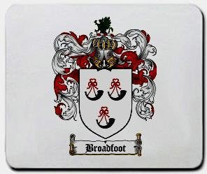Broadfoot coat of arms mouse pad
