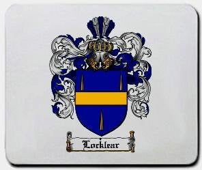 Locklear coat of arms mouse pad