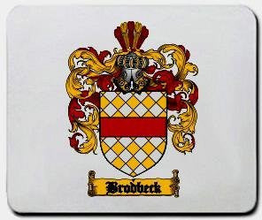 Brodbeck coat of arms mouse pad