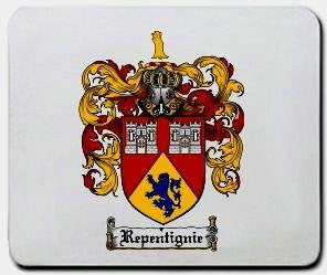 Repentignie coat of arms mouse pad