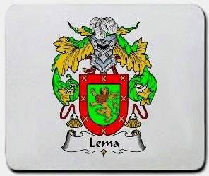 Lema coat of arms mouse pad