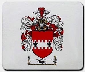 Oyly coat of arms mouse pad