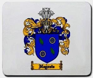 Negrete coat of arms mouse pad