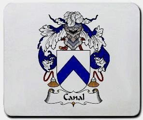 Canal coat of arms mouse pad