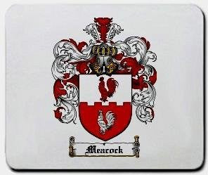 Meacock coat of arms mouse pad