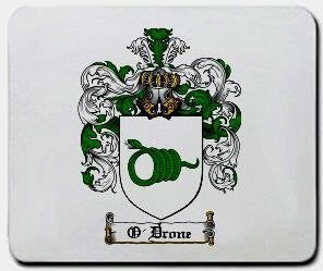 O'drone coat of arms mouse pad