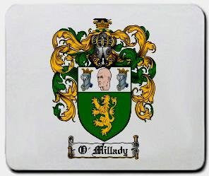 O'millady coat of arms mouse pad