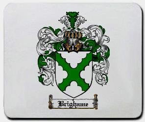 Brighame coat of arms mouse pad