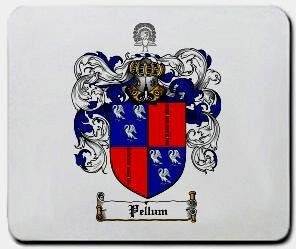Pellum coat of arms mouse pad