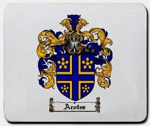 Acotes coat of arms mouse pad