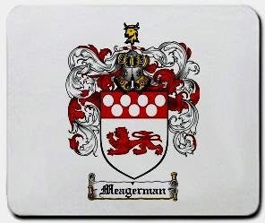 Meagerman coat of arms mouse pad