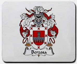 Berzosa coat of arms mouse pad