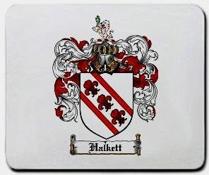 Halkett coat of arms mouse pad
