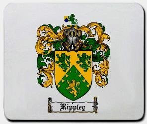 Rippley coat of arms mouse pad