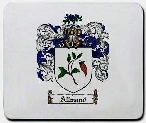 Allmand coat of arms mouse pad