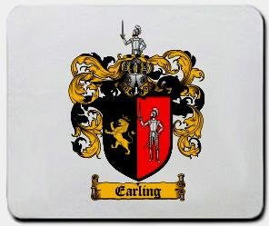 Earling coat of arms mouse pad