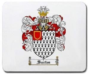 Surtes coat of arms mouse pad