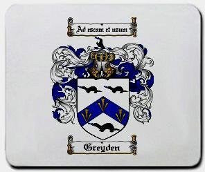 Greyden coat of arms mouse pad