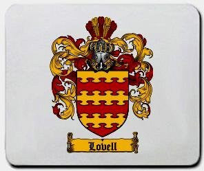 Lovell coat of arms mouse pad