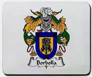 Borbolla coat of arms mouse pad
