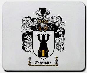 Olecastle coat of arms mouse pad