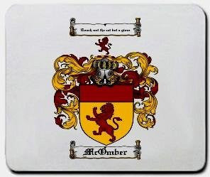 Mcomber coat of arms mouse pad