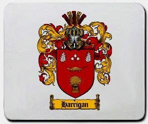 Harrigan coat of arms mouse pad