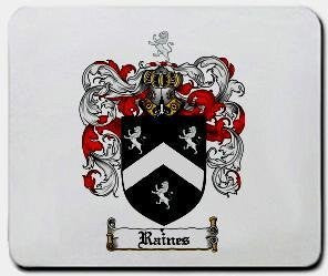 Raines coat of arms mouse pad