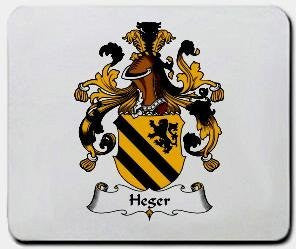 Heger coat of arms mouse pad