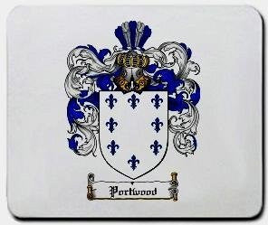 Portwood coat of arms mouse pad