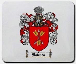 Kolenda coat of arms mouse pad