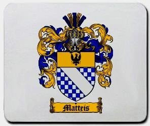 Matteis coat of arms mouse pad