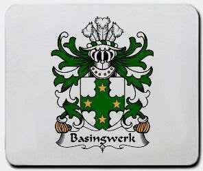 Basingwerk coat of arms mouse pad