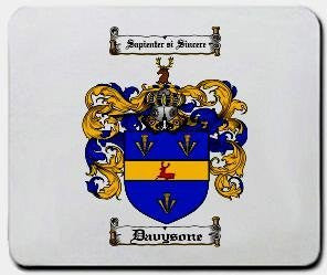 Davysone coat of arms mouse pad