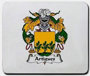 Artigues coat of arms mouse pad