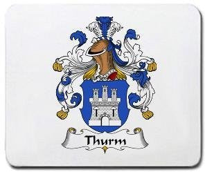 Thurm coat of arms mouse pad