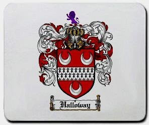 Halloway coat of arms mouse pad