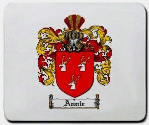 Annie coat of arms mouse pad